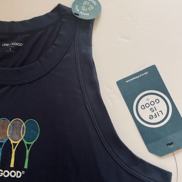 LIFE IS GOOD Woman's 2 Pc Pajama Set NWT Size L - Picture 4 of 7